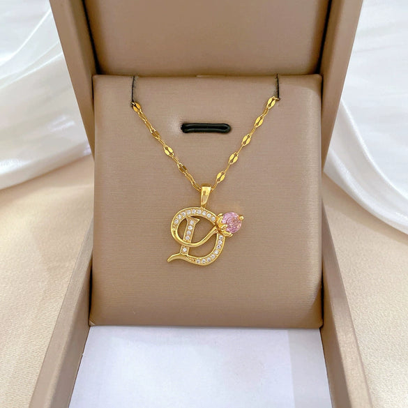 Necklace Stainless Steel Copper Geometric Titanium Steel
