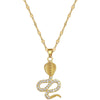 Necklace Stainless Steel Copper Geometric Winding Cobra Light Luxury Elegant Gorgeous Unisex