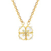 Necklace Stainless Steel Copper Heart Fourleaf Flower Animal Zodiac Cartoon Style