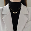 Necklace Stainless Steel Copper Heart Fourleaf Flower Animal Zodiac Cartoon Style