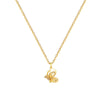 Necklace Stainless Steel Copper Opal Butterfly Geometric Cartoon Style Unisex
