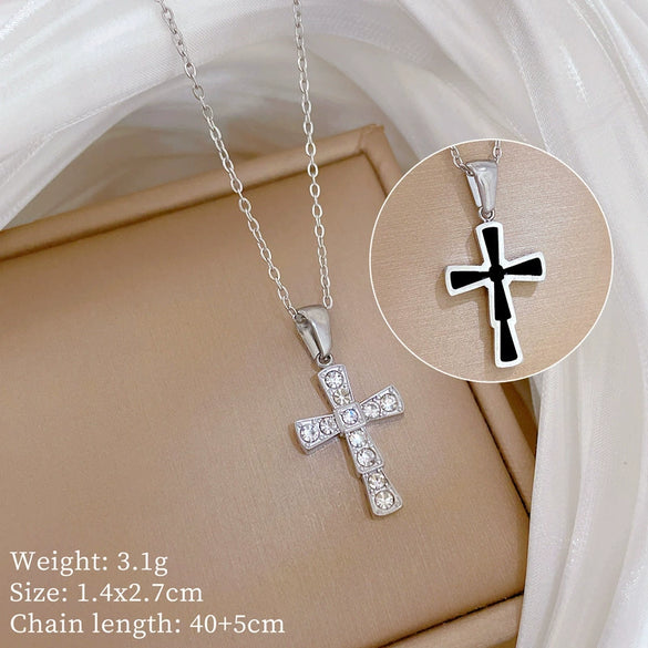 Necklace Stainless Steel Copper Punk Hiphop Style Geometric