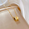 Necklace Stainless Steel Copper Punk Hiphop Style Geometric