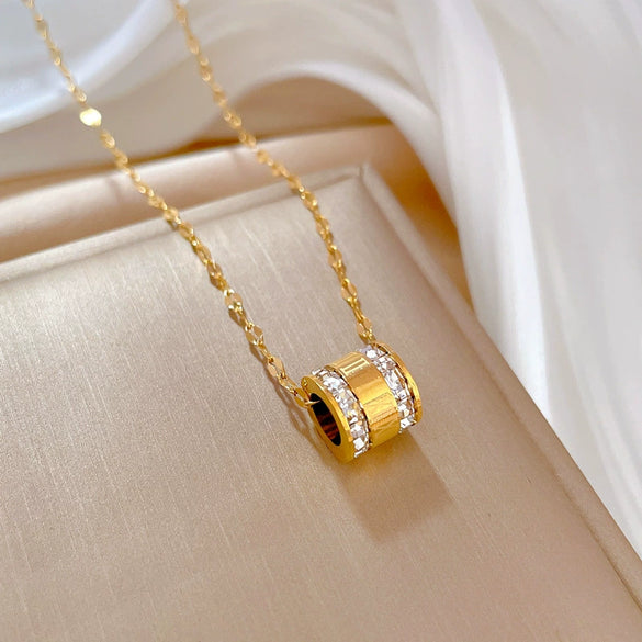 Necklace Stainless Steel Copper Punk Hiphop Style Geometric