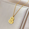 Necklace Stainless Steel Copper Punk Hiphop Style Geometric