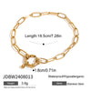 Necklace Stainless Steel Dopamine Color Rope With Ocean Series Pendants Electroplating Fashion Jewelry For Women