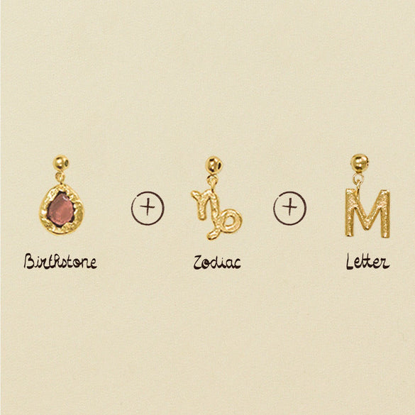 Necklace Stainless Steel Drop Shape Vacuum Plated 18K Gold Color