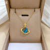Necklace Stainless Steel Geometric Cartoon Minimalist Style Copper Pendant