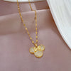 Necklace Stainless Steel Geometric Copper Electroplating