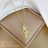 Necklace Stainless Steel Geometric Copper Light Luxury Allmatch