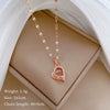 Necklace Stainless Steel Geometric Copper Pendant Unisex