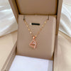 Necklace Stainless Steel Geometric Copper Pendant Unisex