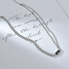 Necklace Stainless Steel Geometric Electroplating Hiphop Square