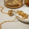 Necklace Stainless Steel Geometric Electroplating Jewelry