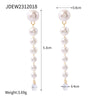 Necklace Stainless Steel Geometric Electroplating Pearl Jewelry For Women