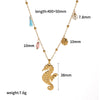 Necklace Stainless Steel Geometric Electroplating Women Casual Style