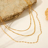 Necklace Stainless Steel Geometric Electroplating Women's