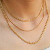 Necklace Stainless Steel Geometric Heart Hip Hop Electroplating Women
