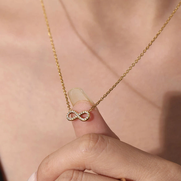 Necklace 316L Stainless Steel Geometric 18K Gold Plated Electroplating Accessory