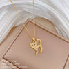 Necklace Stainless Steel Geometric Light Luxury Copper Pendant For Women