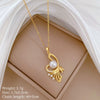 Necklace Stainless Steel Geometric Light Luxury Style