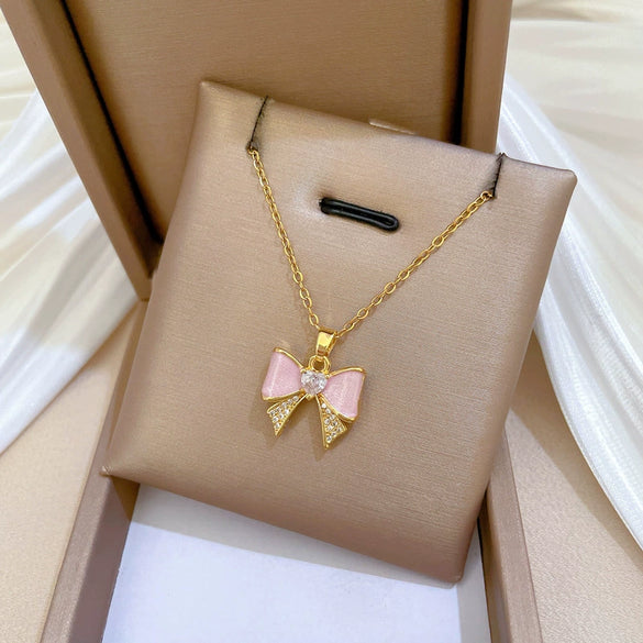 Necklace Stainless Steel Geometric Luxury Elegant Gorgeous
