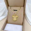 Necklace Stainless Steel Geometric Mouse Head Fulldiamond Unisex