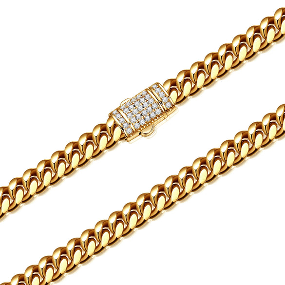 Necklace Stainless Steel Geometric Polishing Electroplating Unisex