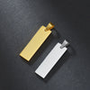 Necklace Stainless Steel Geometric Square Pendant Ochain Electroplating