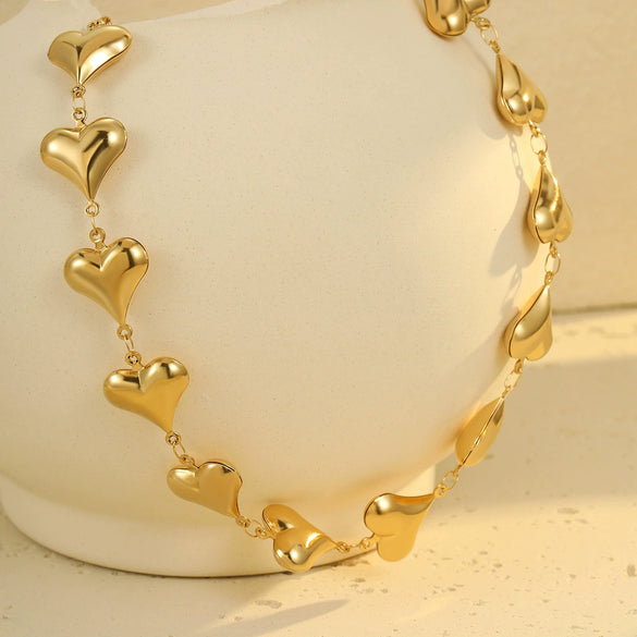 Necklace Stainless Steel Geometric Star Flower Electroplated Fashion Jewelry For Women