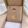 Necklace Stainless Steel Geometric Titanium Steel Copper Light Luxury Elegant Gorgeous Allmatch Clavicle Chain Unisex