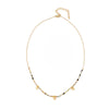 Necklace Stainless Steel Gold Plated Handmade Geometric Round Pendant Clavicle Chain For Women