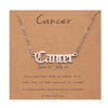 Necklace Stainless Steel Goldplated Constellation Ochain Jewelry