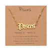 Necklace Stainless Steel Goldplated Constellation Ochain Jewelry
