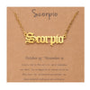 Necklace Stainless Steel Goldplated Constellation Ochain Jewelry