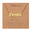 Necklace Stainless Steel Goldplated Constellation Ochain Jewelry