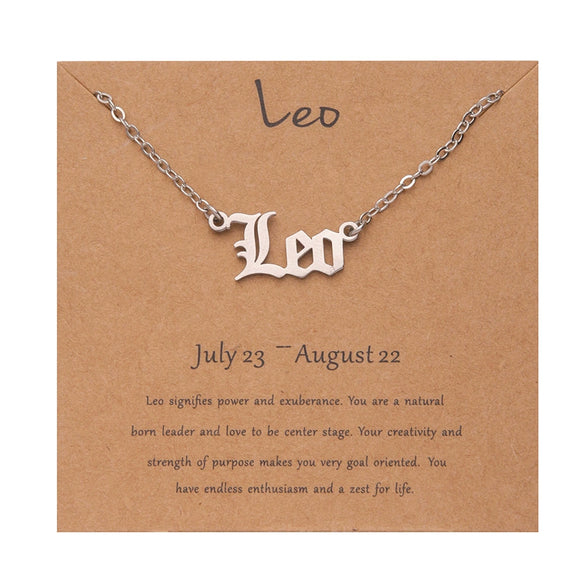Necklace Stainless Steel Goldplated Constellation Ochain Jewelry
