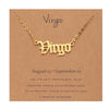 Necklace Stainless Steel Goldplated Constellation Ochain Jewelry