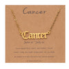 Necklace Stainless Steel Goldplated Constellation Ochain Jewelry