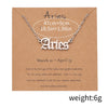 Necklace Stainless Steel Goldplated Constellation Ochain Jewelry