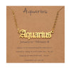 Necklace Stainless Steel Goldplated Constellation Ochain Jewelry
