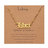 Necklace Stainless Steel Goldplated Constellation Ochain Jewelry