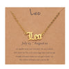 Necklace Stainless Steel Goldplated Constellation Ochain Jewelry