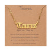 Necklace Stainless Steel Goldplated Constellation Ochain Jewelry