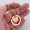 Necklace Stainless Steel Love Heart Pendant Simple Fashion