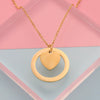 Necklace Stainless Steel Love Heart Pendant Simple Fashion