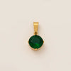 Necklace Stainless Steel Mixed Gemstone Inlay Heart Shape Pendant For Women