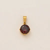 Necklace Stainless Steel Mixed Gemstone Inlay Heart Shape Pendant For Women