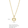 Necklace Stainless Steel O Shaped Chain Copper Inlaid Zirconium Devil's Eye Constellation Electroplating Design