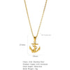 Necklace Stainless Steel O Shaped Chain Copper Inlaid Zirconium Devil's Eye Constellation Electroplating Design